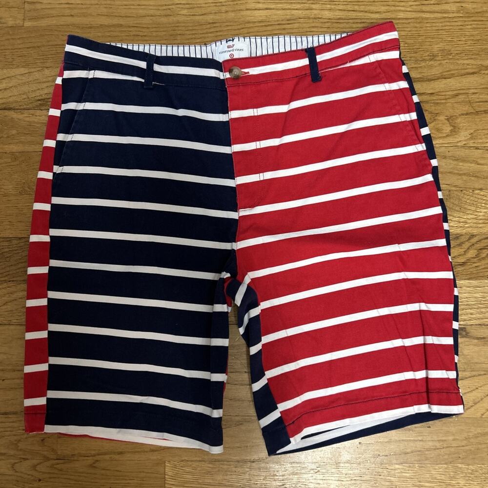 Men’s VINEYARD VINES x Target Striped Chino Shorts Size 34 *C3